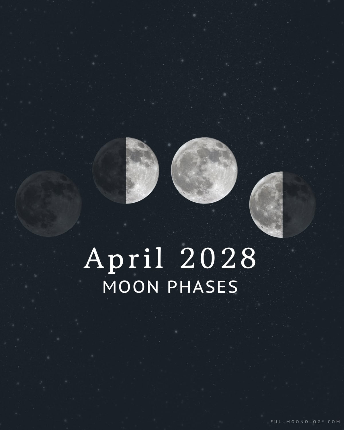 Moon Phases in April 2028 Moon Phases in April 2028