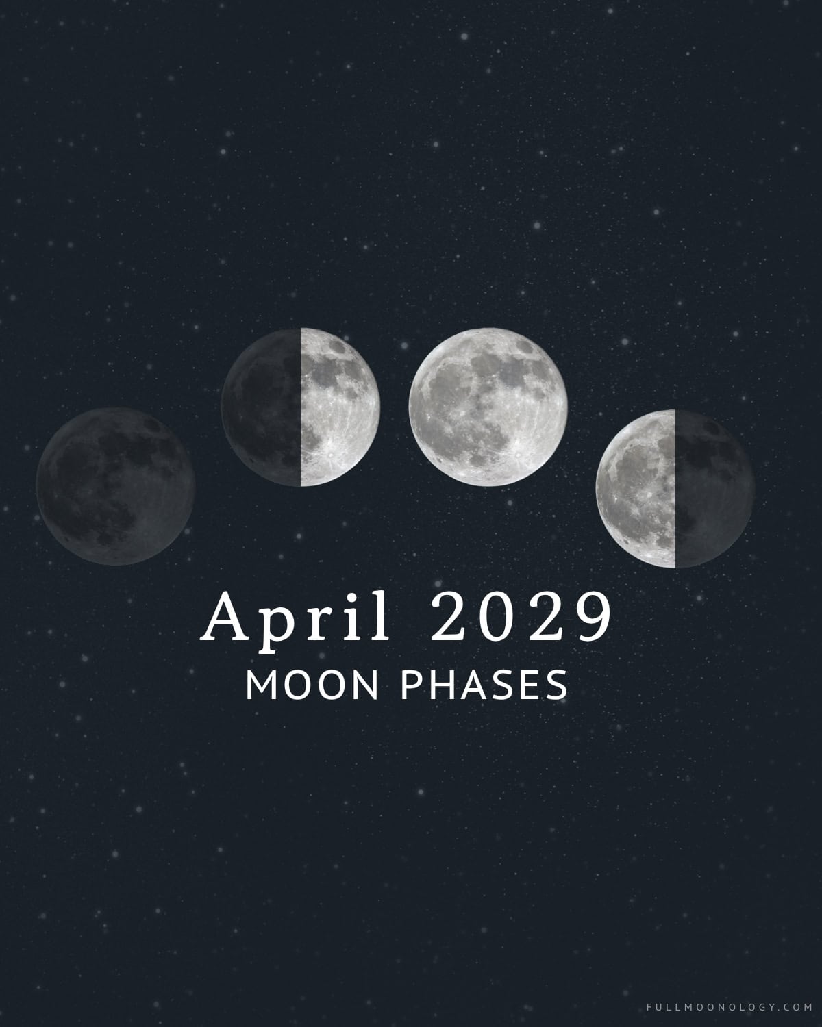 Moon Phases in April 2029 Moon Phases in April 2029