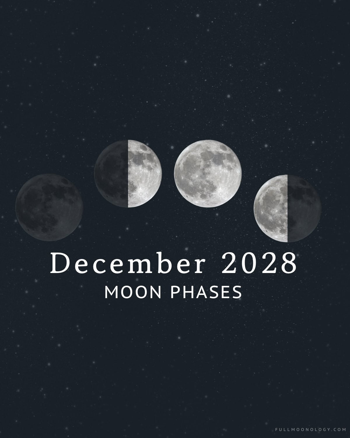 Moon Phases in December 2028 Moon Phases in December 2028