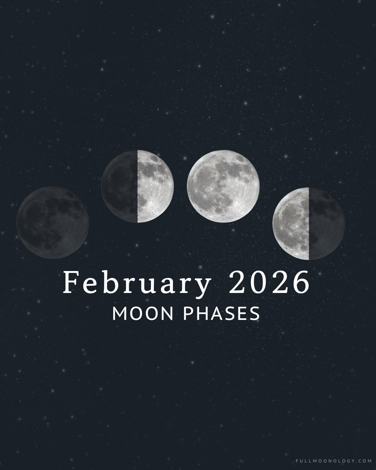 Moon Phases in February 2026 Moon Phases in February 2026