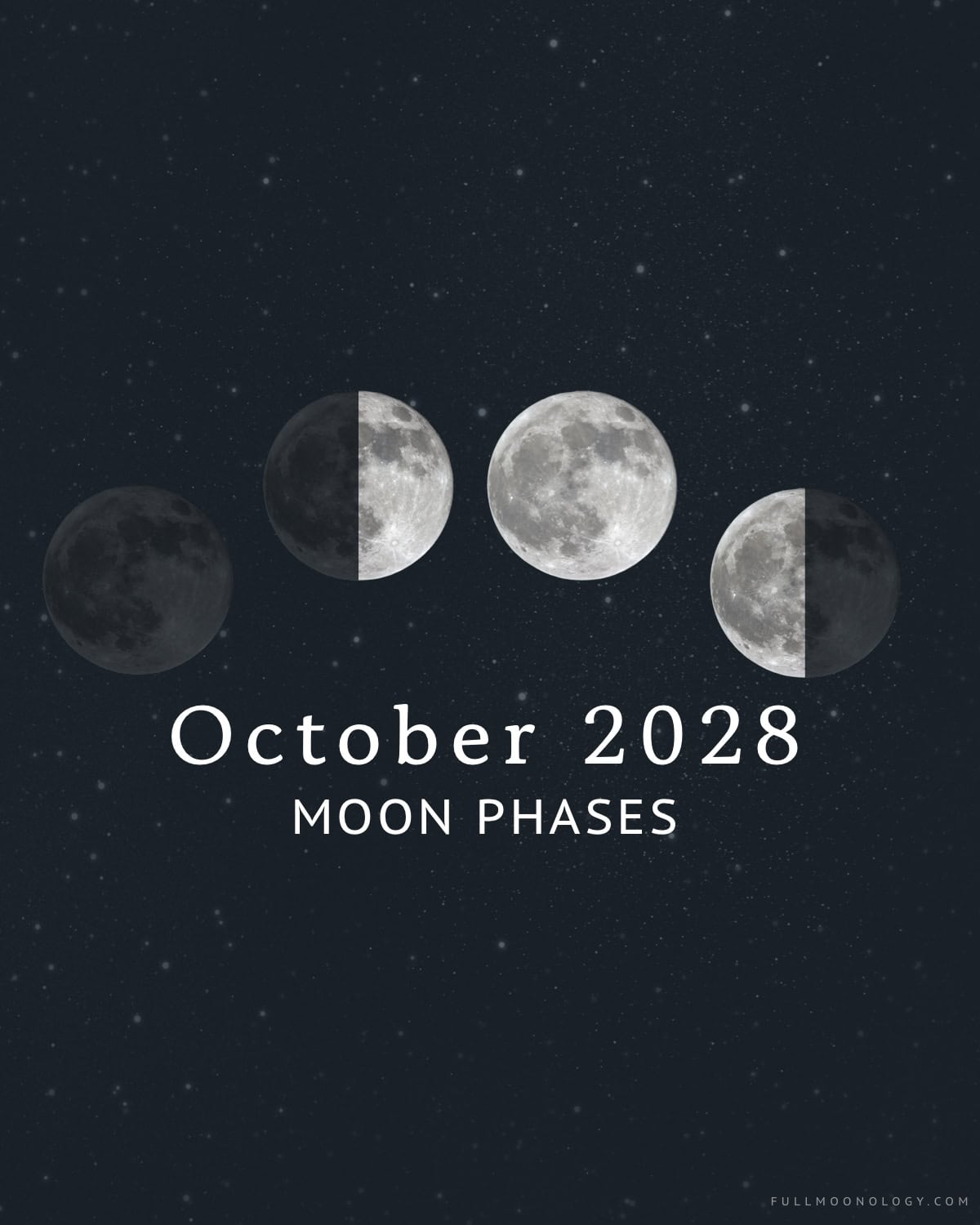 Moon Phases in October 2028 Moon Phases in October 2028